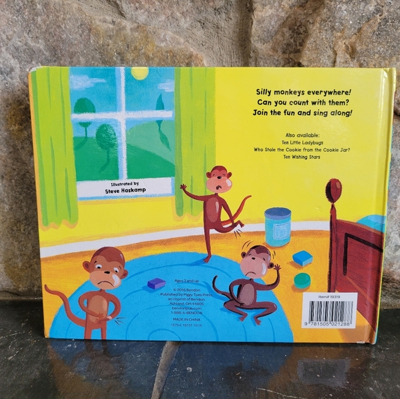 KIDS BOOK EIGHT SILLY MONKEYS - Picture 2 of 2